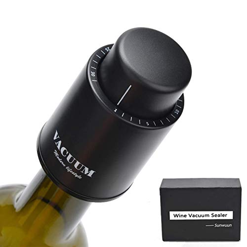 [2 PACK]Wine Bottle Stoppers,Real Vacuum Wine...