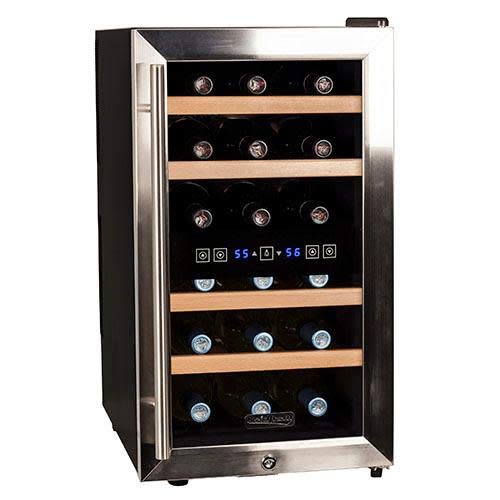 Koldfront 7 Series 14 Inch 18 Bottle Free Standing Dual Zone...