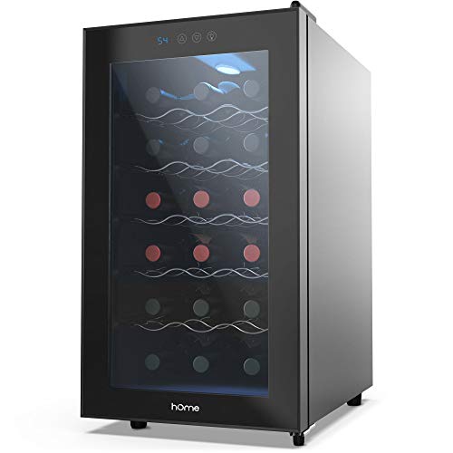 hOmeLabs 18 Bottle Wine Cooler - Free Standing Single Zone...