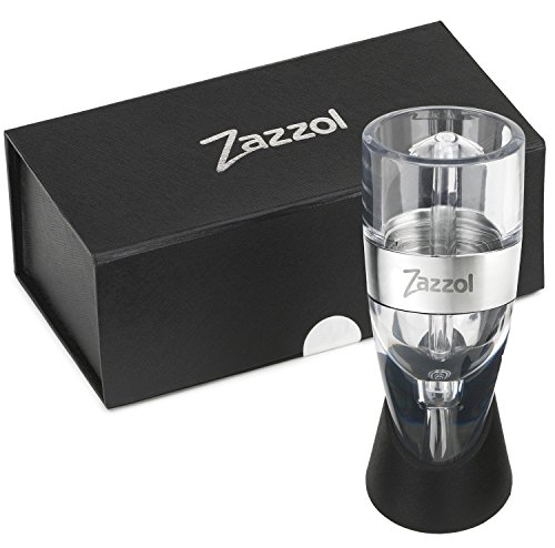 Zazzol Wine Aerator Decanter - Multi Stage Design with Gift...